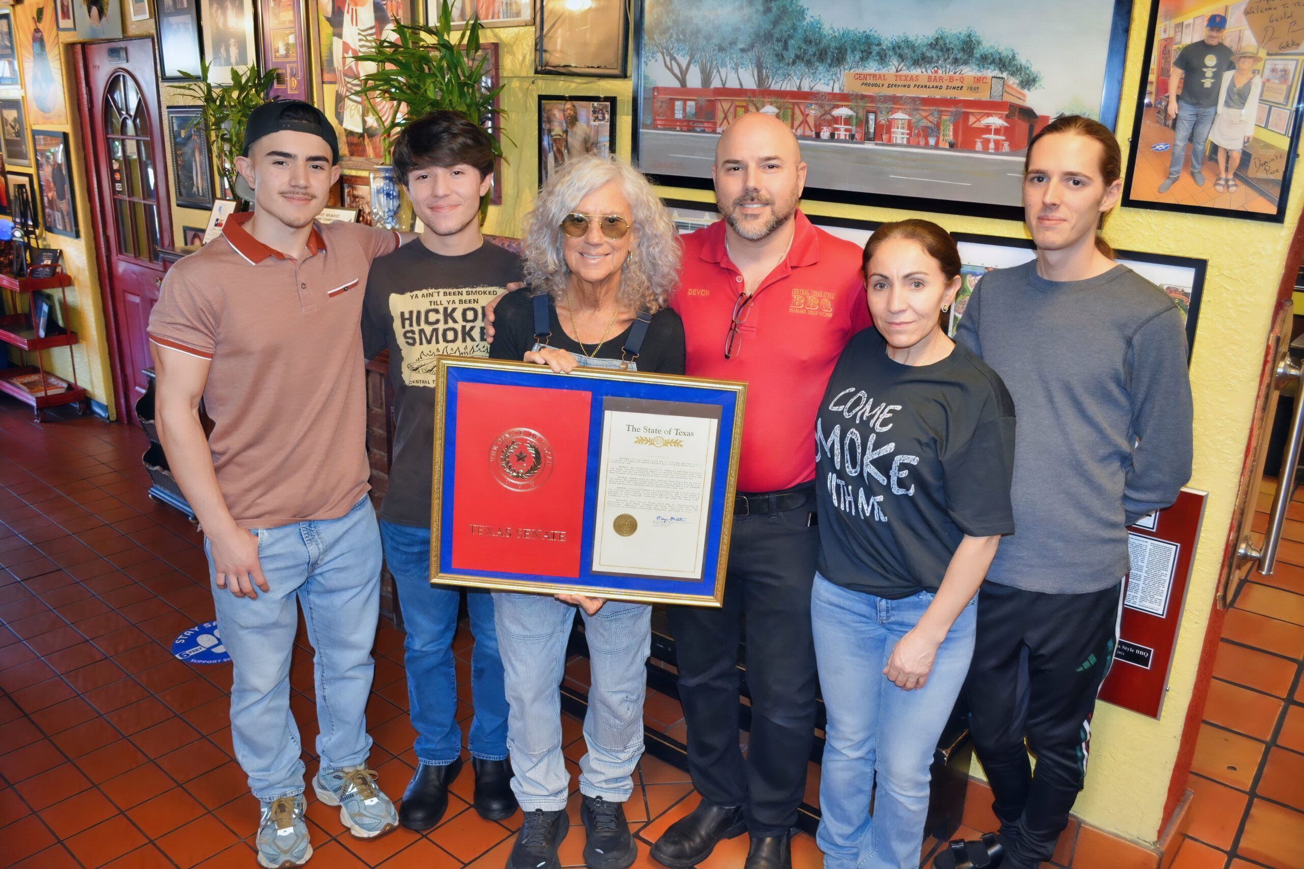 Central Texas Style BBQ Designated a Texas Treasure Historic Business