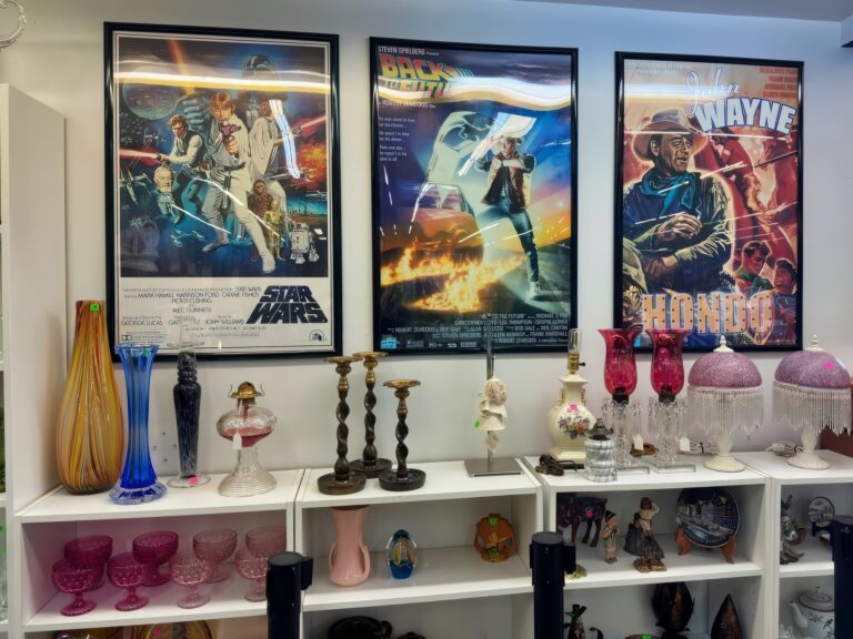 Secondhand shopping in Pearland at Forgotten Angels.