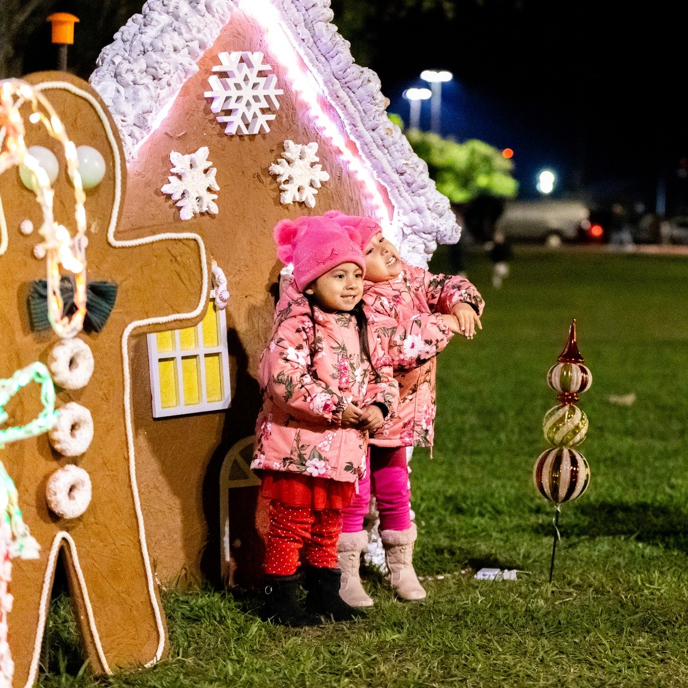 Gingerbread Display at Hometown Christmas in Pearland Square