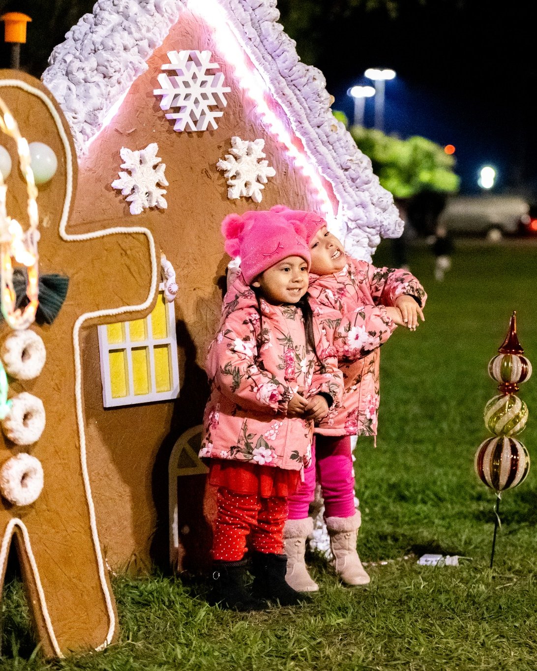 Gingerbread Display at Hometown Christmas in Pearland Square Vertical