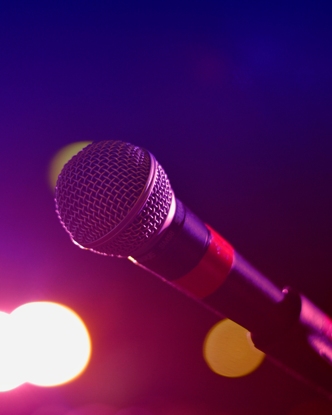 Microphone Stock Image Vertical