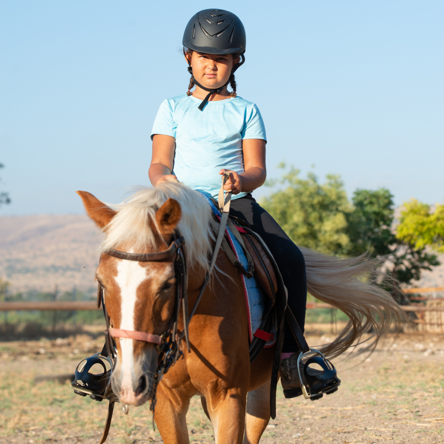Photo for girl on horse_ Trail Ride Square