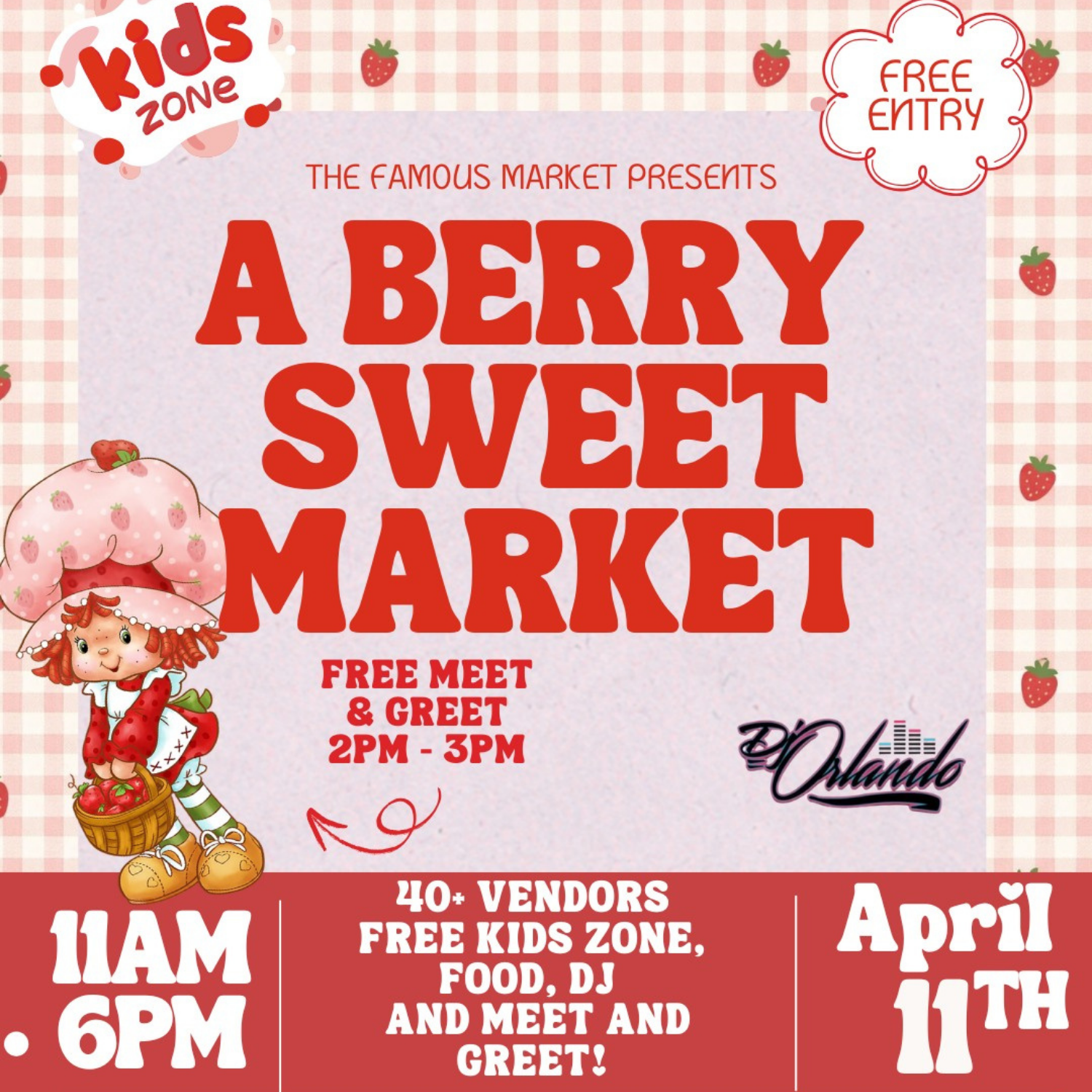 Famous Market's Berry Market Flyer Square