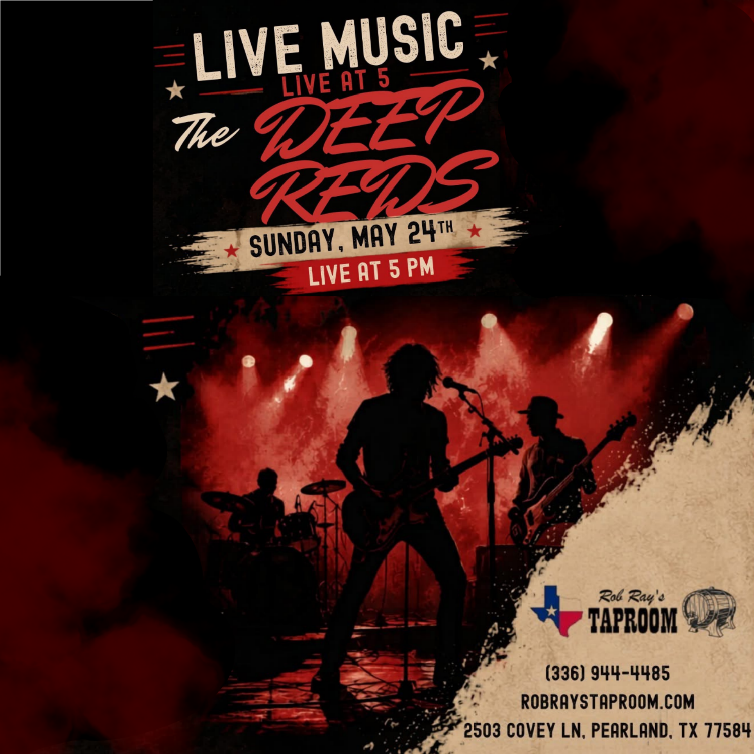 Live at 5 The Deep Reds Square