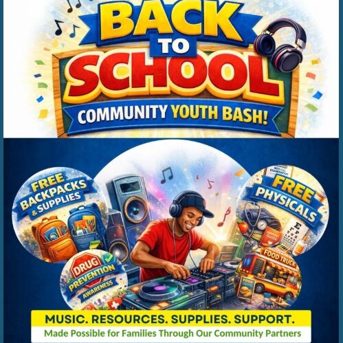 Back to school bash flyer