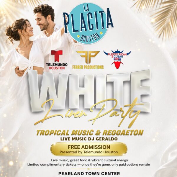 white linen party 2026 flyer