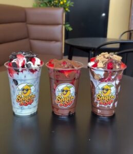 Three drinks from Snack & Sip
